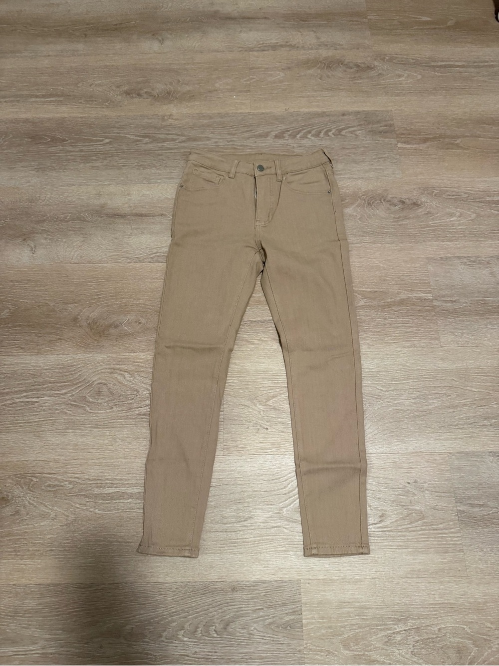 SHEIN Men's Skinny Jeans in Tan